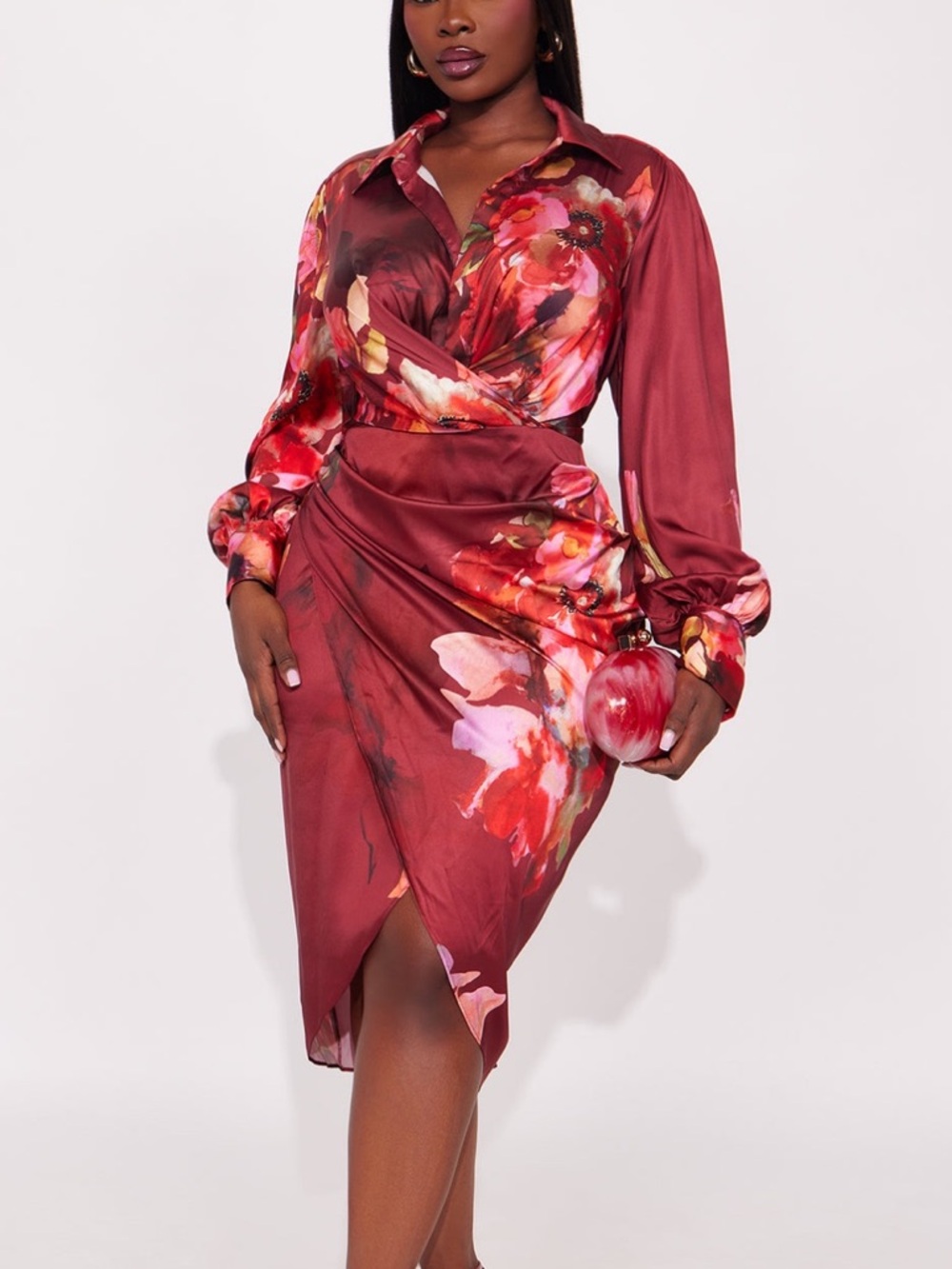 Gorgeous silky dress!